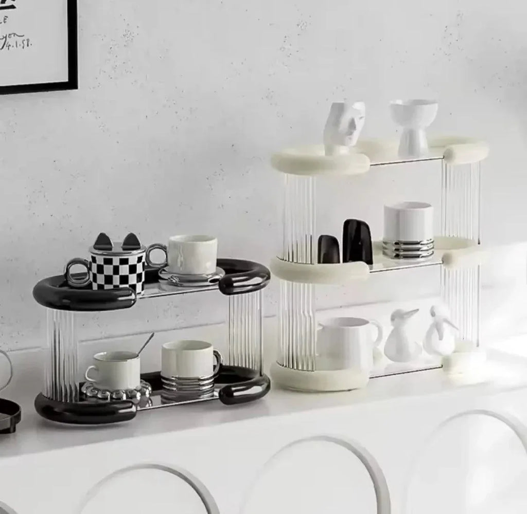 Multipurpose Storage Rack for Bathroom, Kitchen, and Vanity – Organizer Shelf for Cosmetics and Essentials