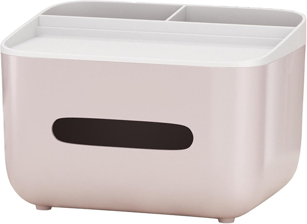 Multifunctional Desktop Tissue Box & Stationery Organizer
