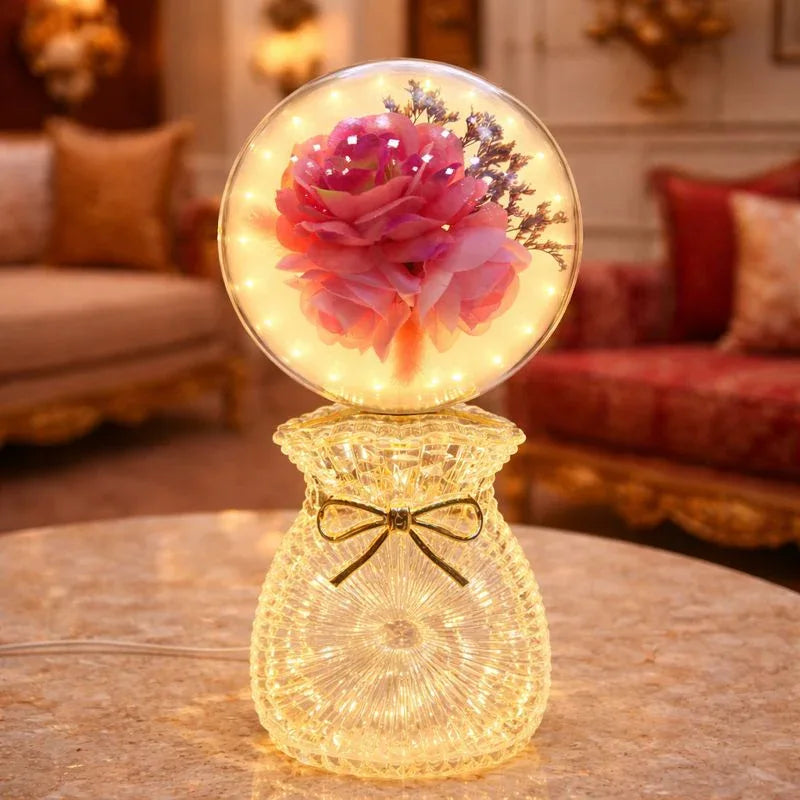 Rose Bloom Night Lamp – Romantic LED Lighting