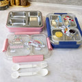 Kids Bento Lunch Box with Stainless Steel Inner