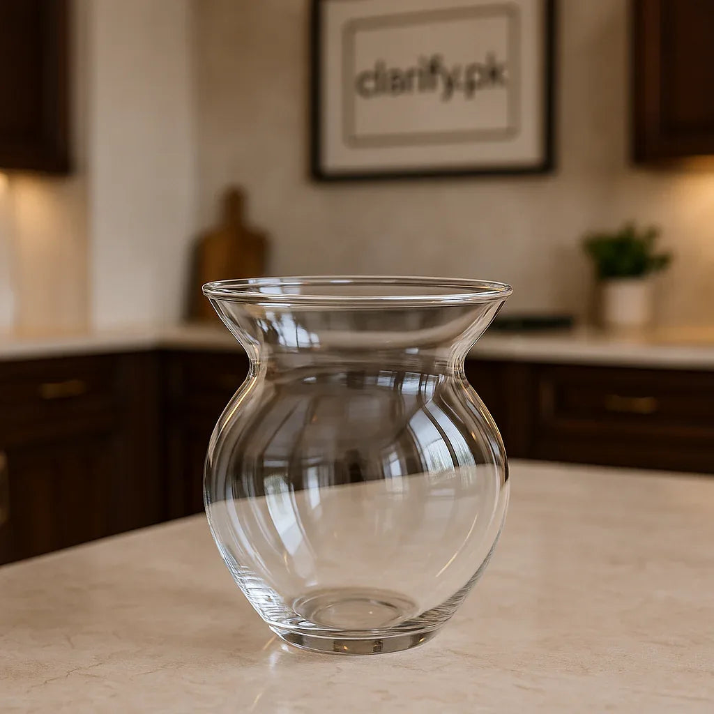 Luxury Ribbed Glass Jar – Airtight Storage Container