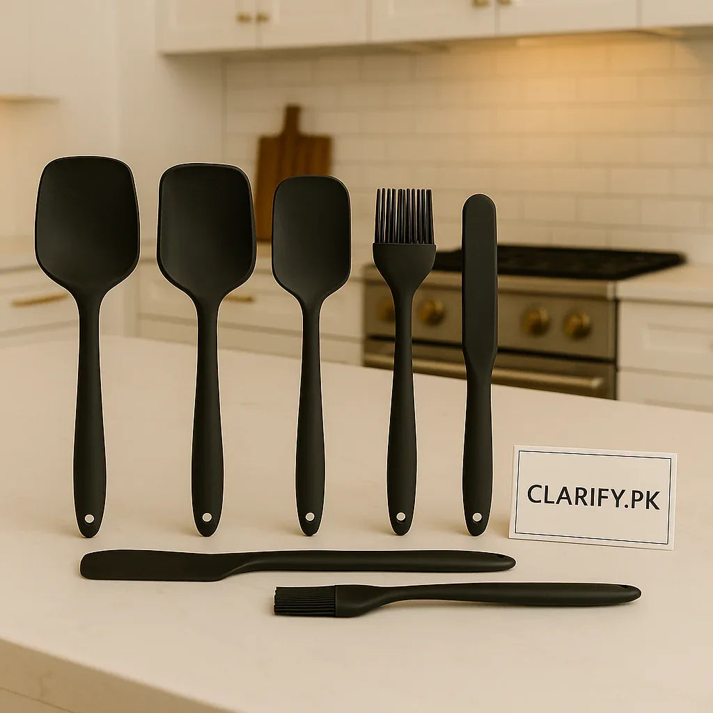 6-Piece Silicone Kitchenware Set – Non-Stick Cooking Utensils