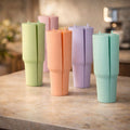 Silicone Water Bottle Liner Drink Divider - Double-Flavor Insert for 40oz Tumblers