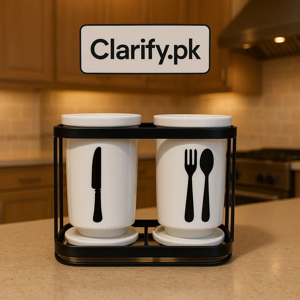 Metal Stand Spoon Holder – Kitchen Organizer