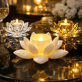 Crystal Lotus Led Candle Light– Luxury Decorative