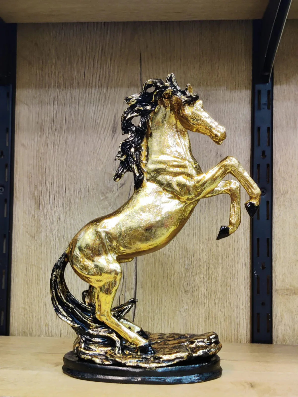 Luxury Rearing Horse Statue – Elegant Home Décor (Medium Size)