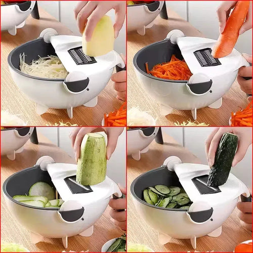 6 in 1 Kitchen Chopper and Grater Set