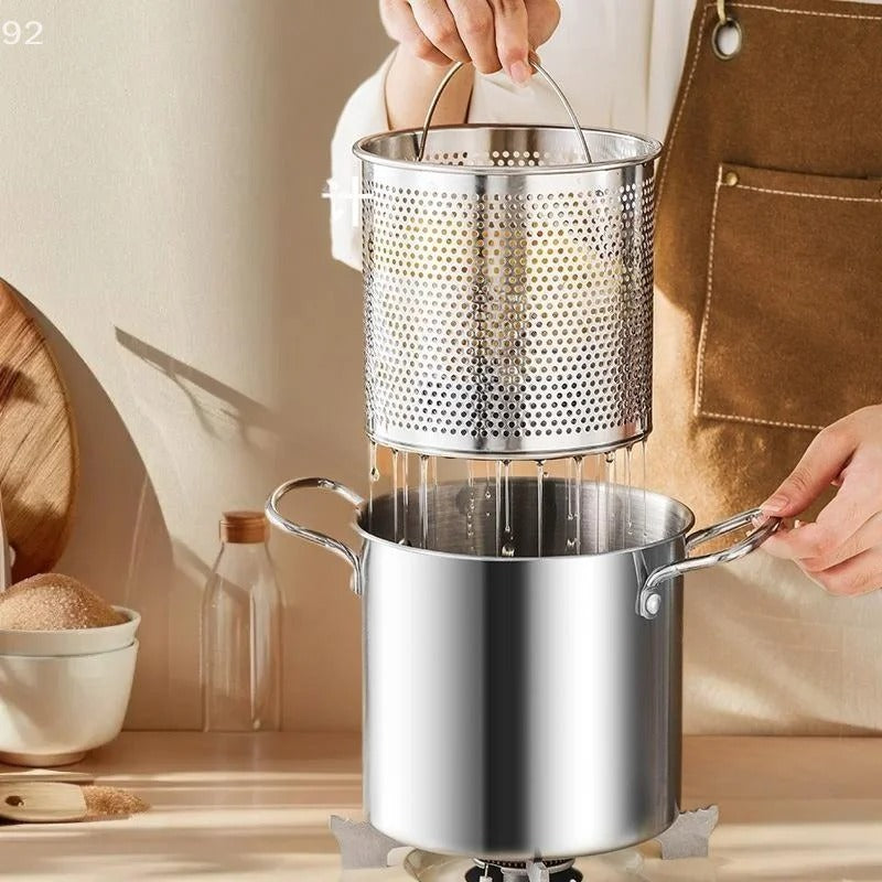 3.5L Deep Fryer & Multi-Pot – Stainless Steel Culinary Station