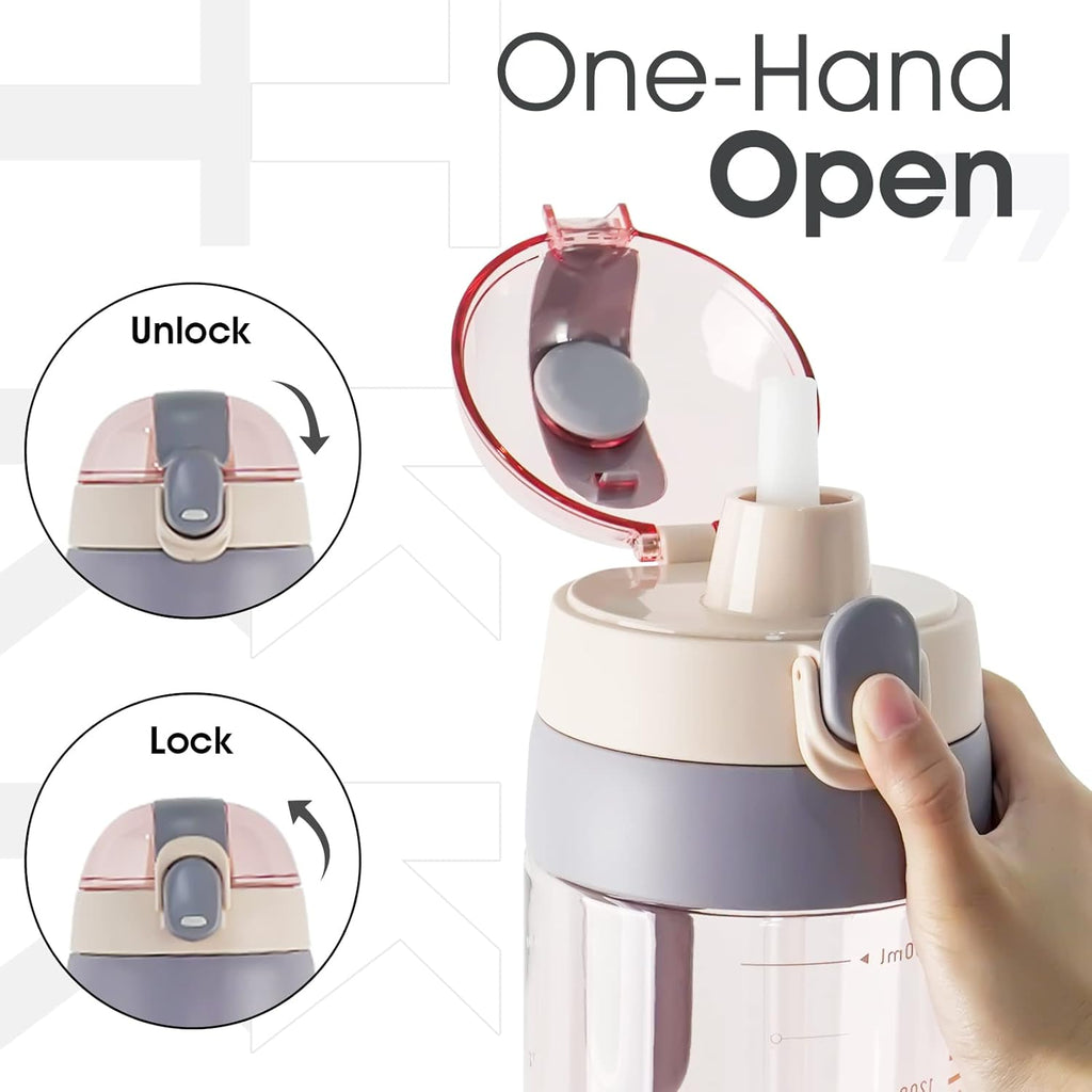 Vibrant Gradient Sport Water Bottle – With Secure Flip Cap