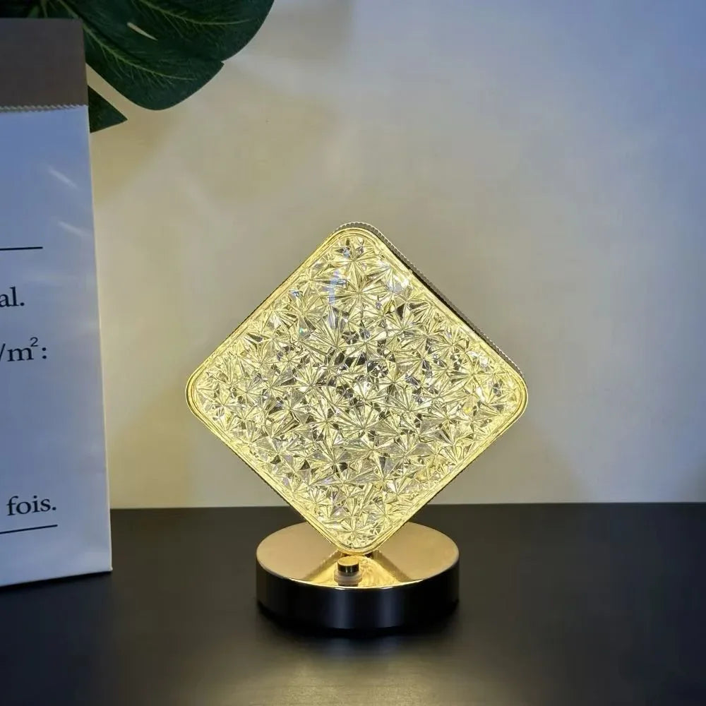 LED 3-Shade Rechargeable Table Lamp – Adjustable Touch Control