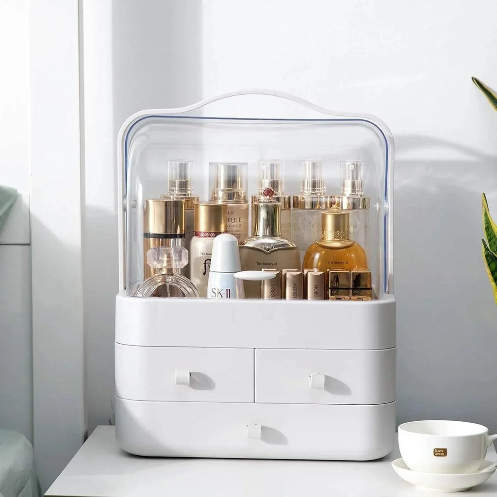 Cosmetic Organizer with Drawers: 3-Drawer Makeup Storage Solution