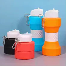 650ml Silicone Sports Water Bottle – Durable & Portable