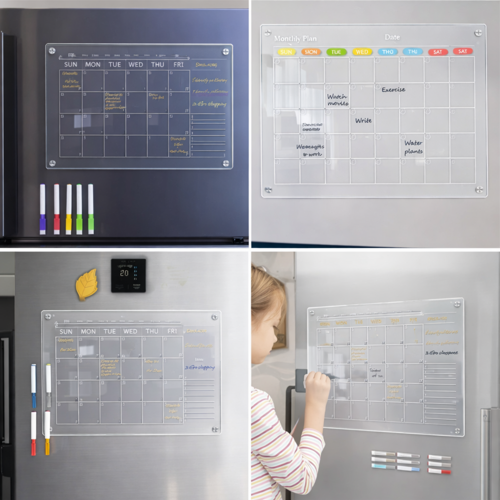 Magnetic Weekly Planner – Reusable Dry-Erase Organizer