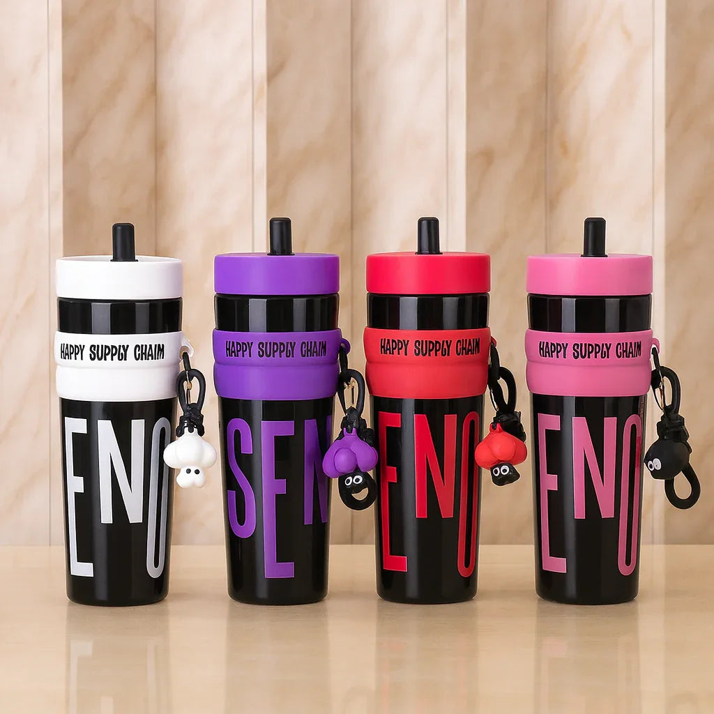 Supply Chain Stainless Steel Water Bottle – Insulated & Durable (Random Design)