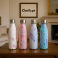 Premium Feather Design Insulated Stainless Steel Bottle (each)