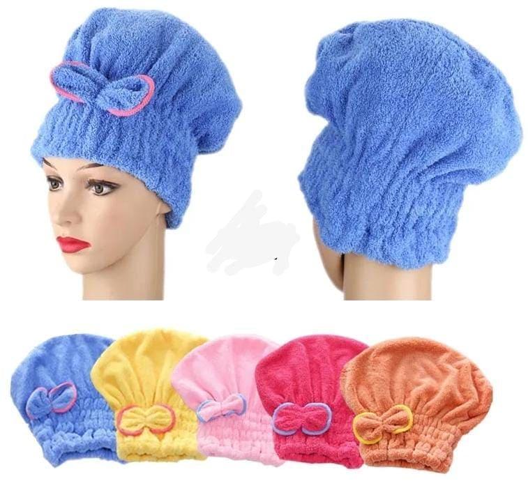 Flower Cap Towel – Quick Dry Microfiber Hair Wrap Turban