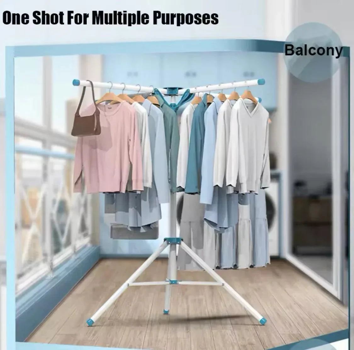Laundry Clothes Drying Rack - Umbrella-Shaped Laundry Drying Rack