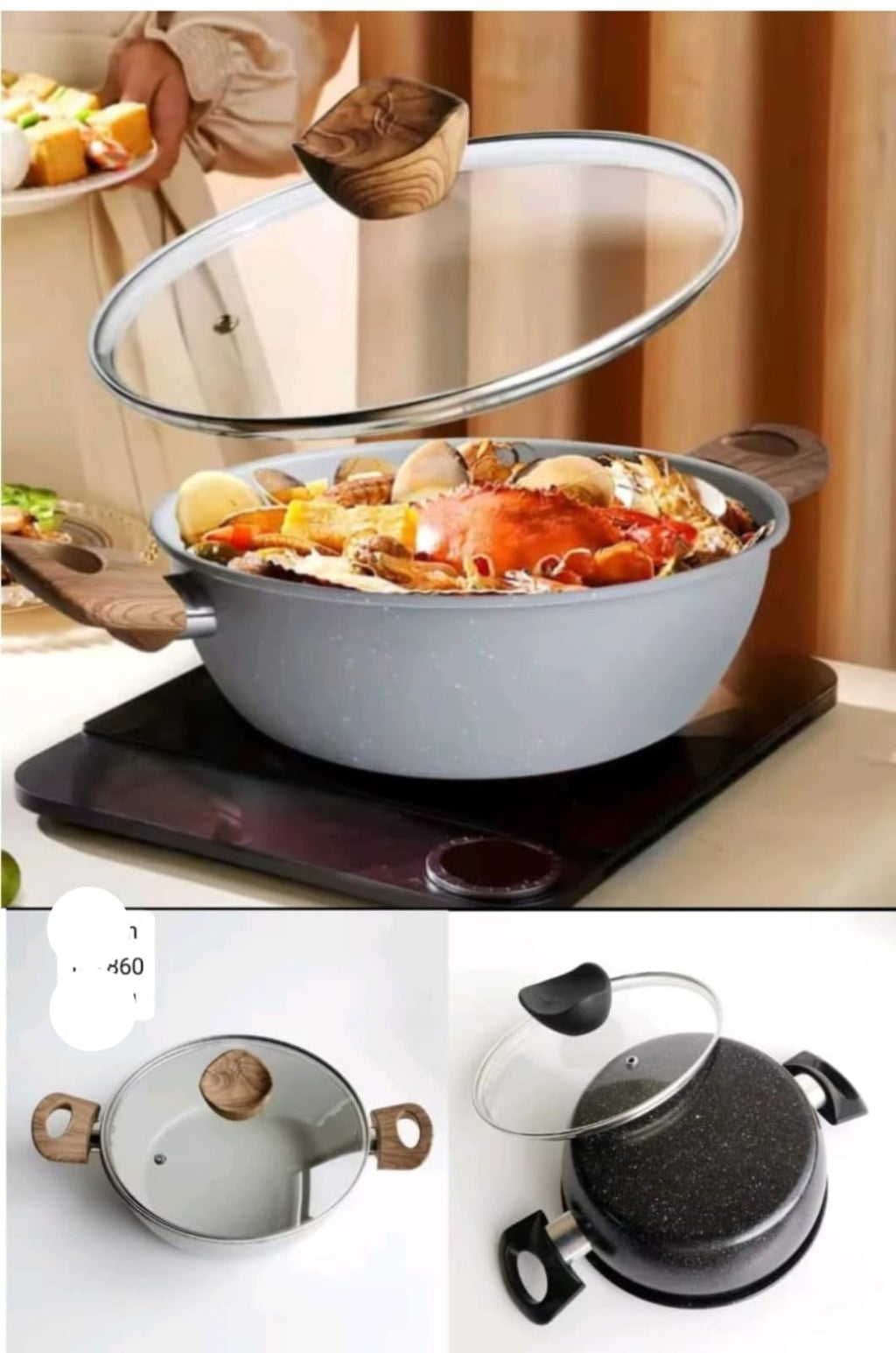 Synmore Granite Coating Cooking Pot – Non Stick