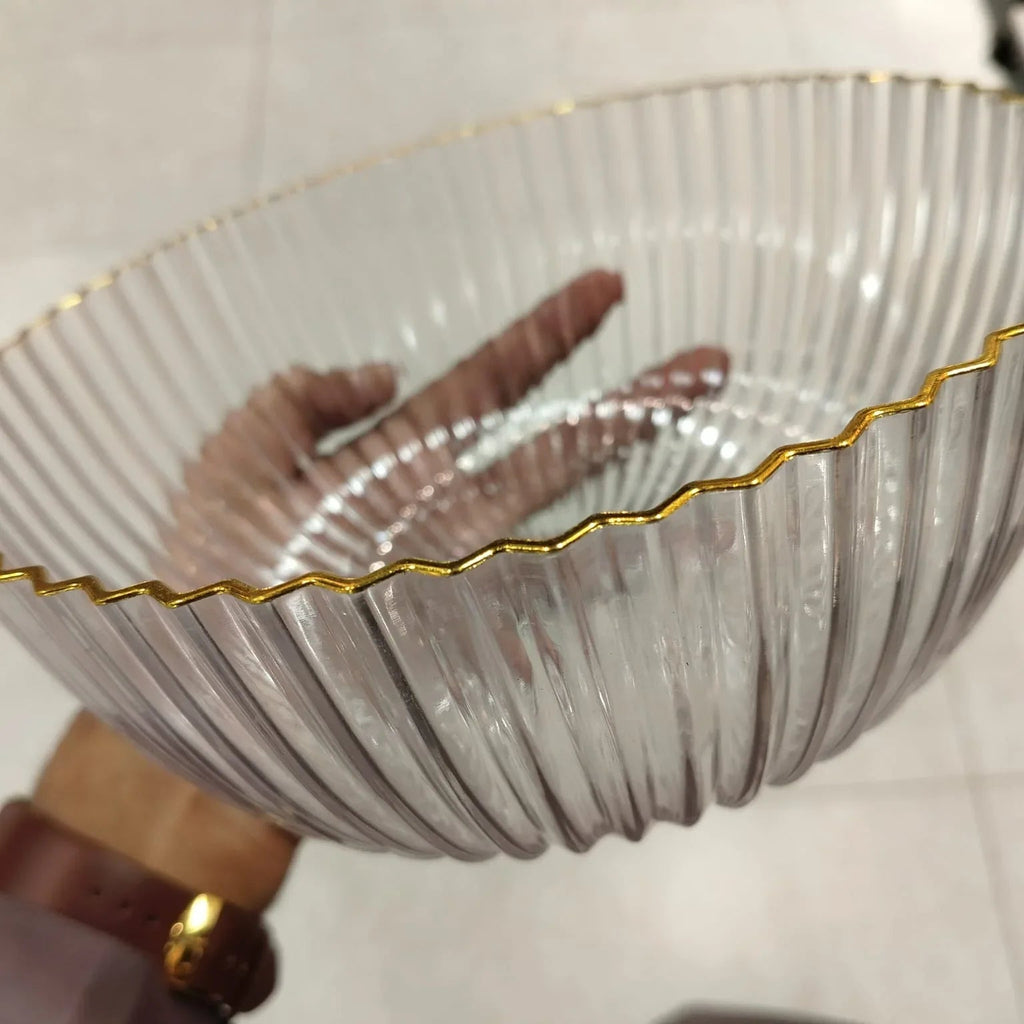 Acrylic Fruit Bowl – Transparent Modern Design