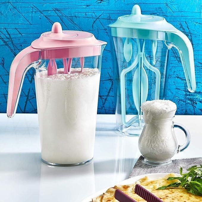 Manual Milk & Lassi Frother – Handheld Whisk