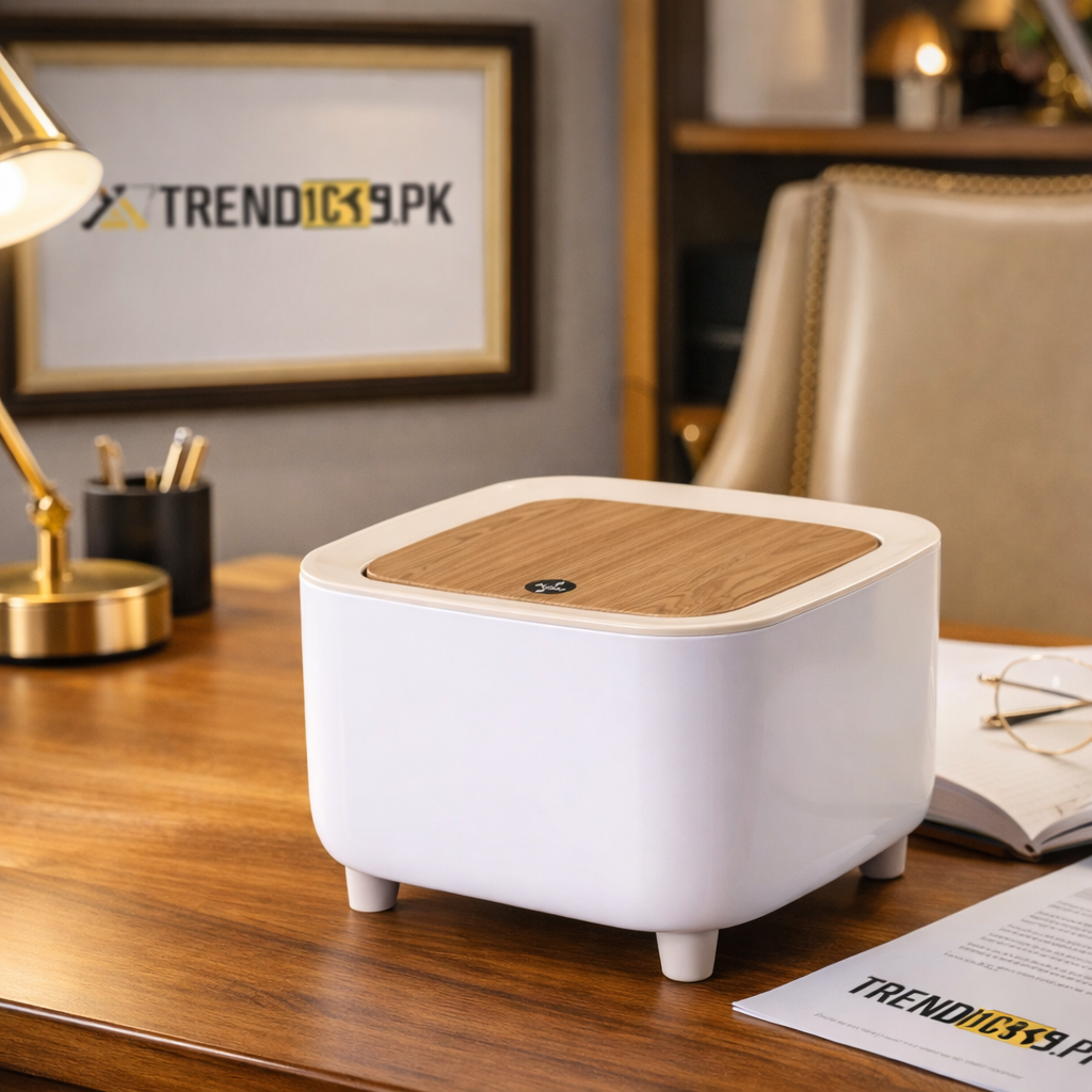 Luxury Tall Trash Can – High-Profile Waste Solution