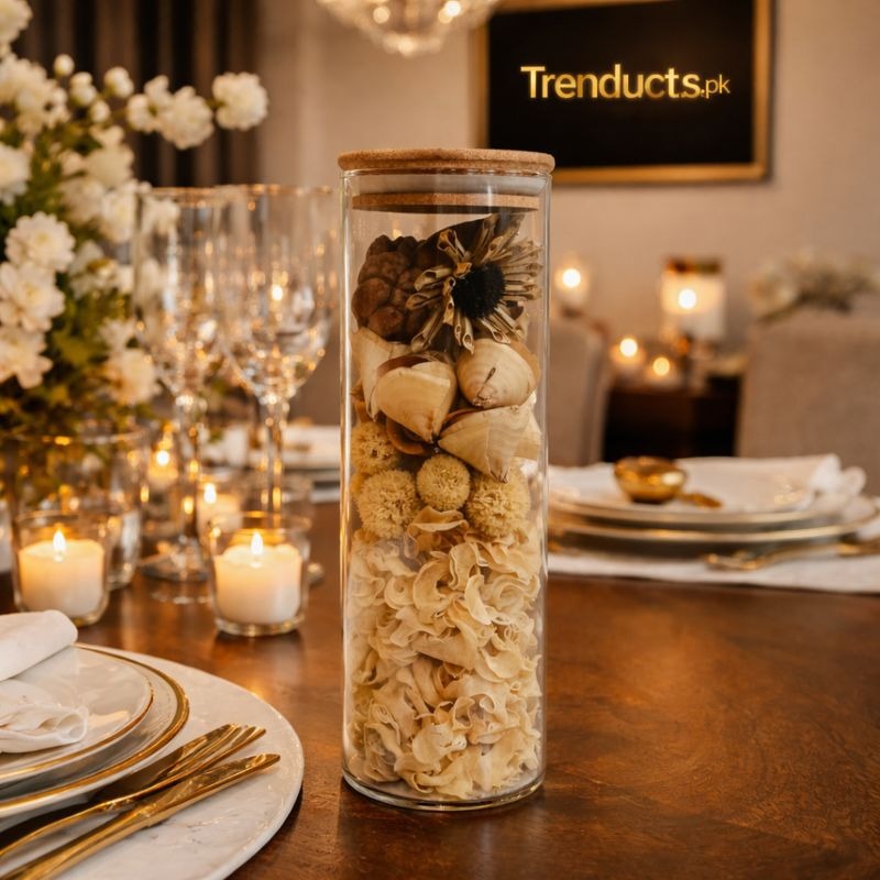 Natural Mehak Potpourri Glass Jar – Long Lasting