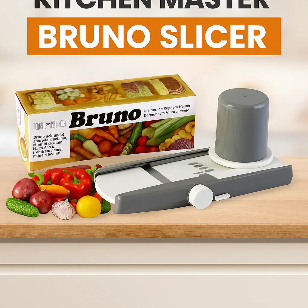 Kitchen Master Bruno Slicer – Multi-Function Vegetable & Fruit Cutter