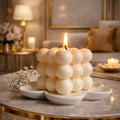 Bubble Cube Candle – Aesthetic Decorative Candle Light (led Candle)