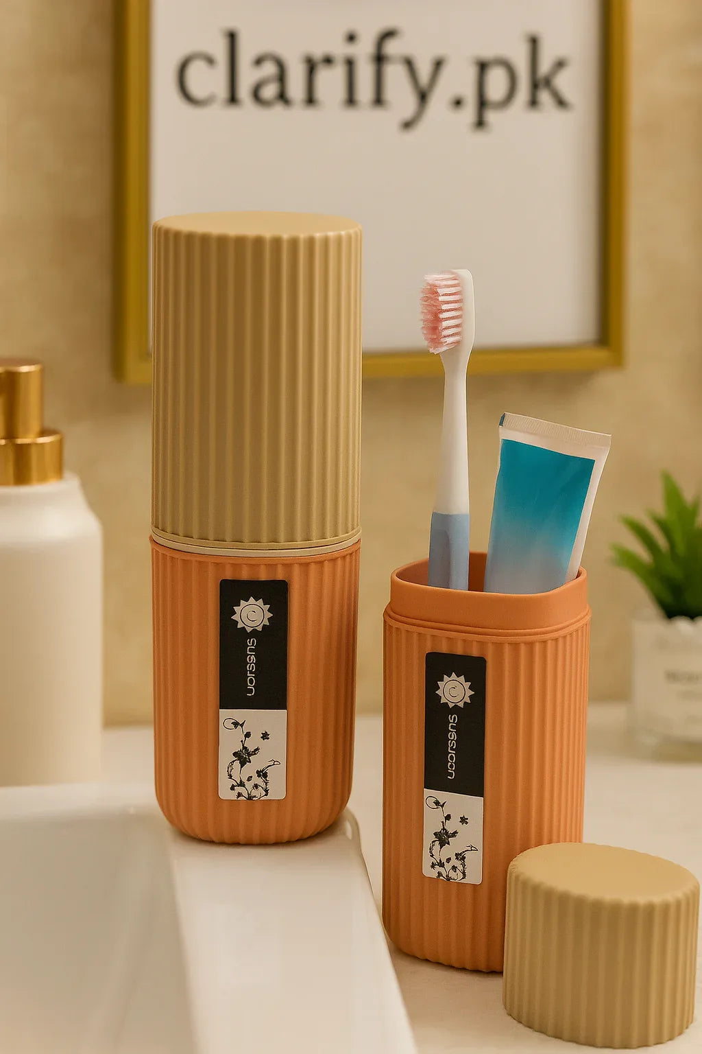 Travel Toothbrush Holder Box – Portable Hygiene Case