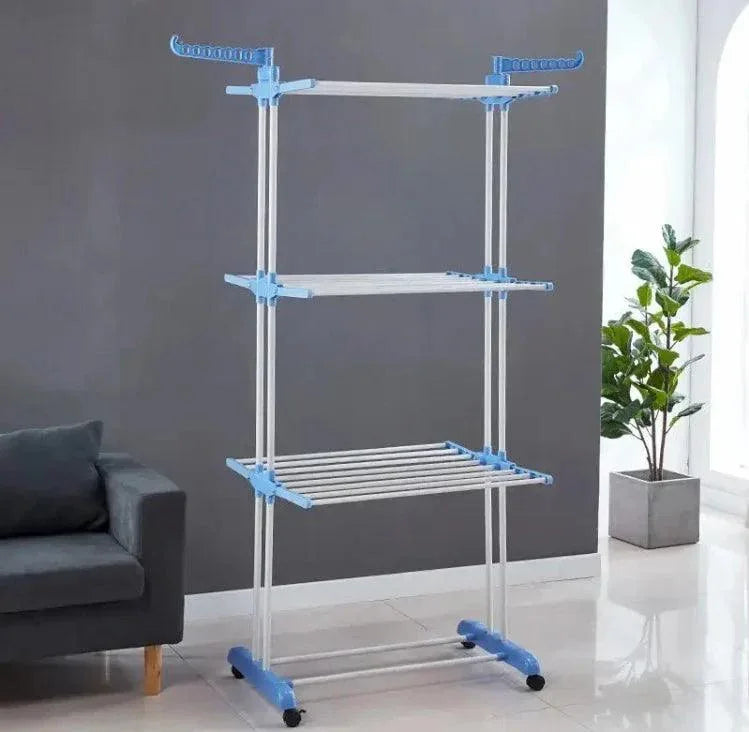 Portable Folding Drying Rack – Compact Clothes Hanger Stand