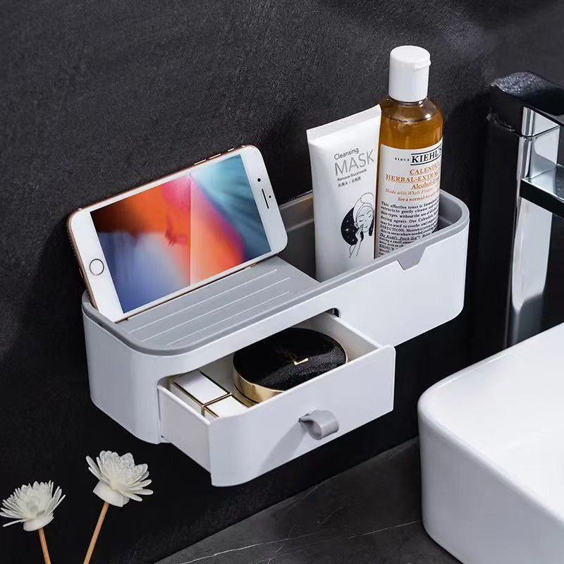 No-Drill Creative Shower Organizer & Bathroom Shelf