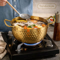 Stainless Steel Cookware Pot – Golden Finish