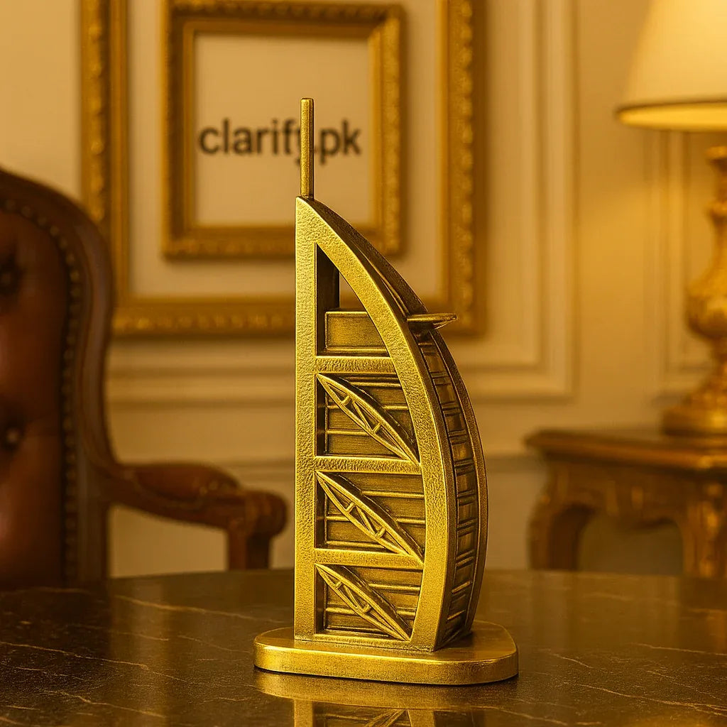 Metal Antique Dubai Tower Showpiece – Premium Décor
