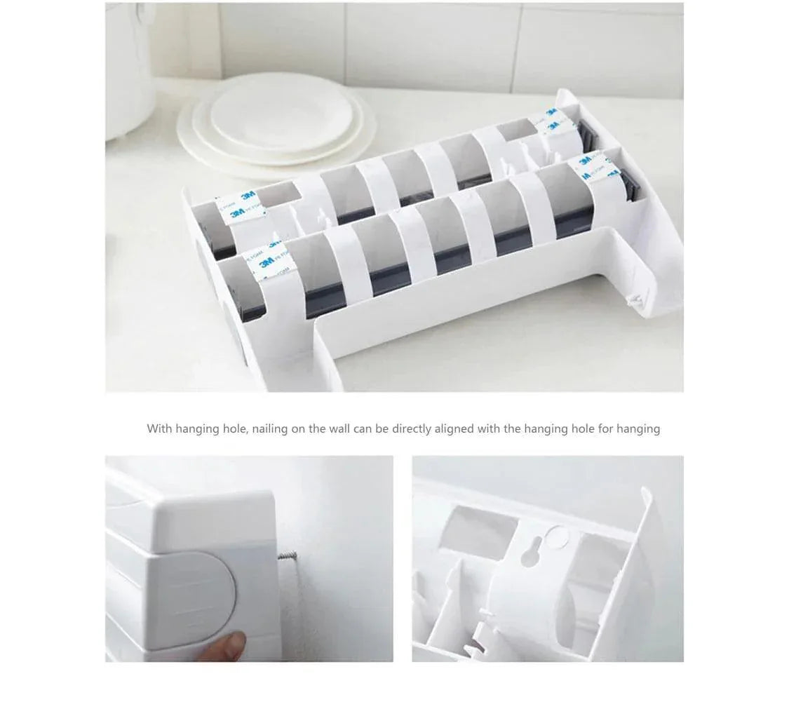 3 in 1 Paper Dispenser - Versatile Tissue, Towel, and Wrap Holder for Home and Office