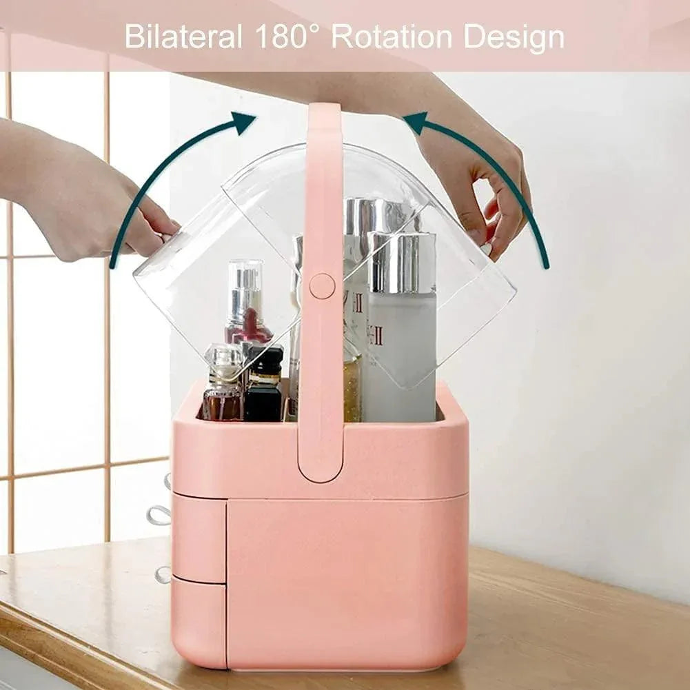 Cosmetic Organizer with Drawers: 3-Drawer Makeup Storage Solution