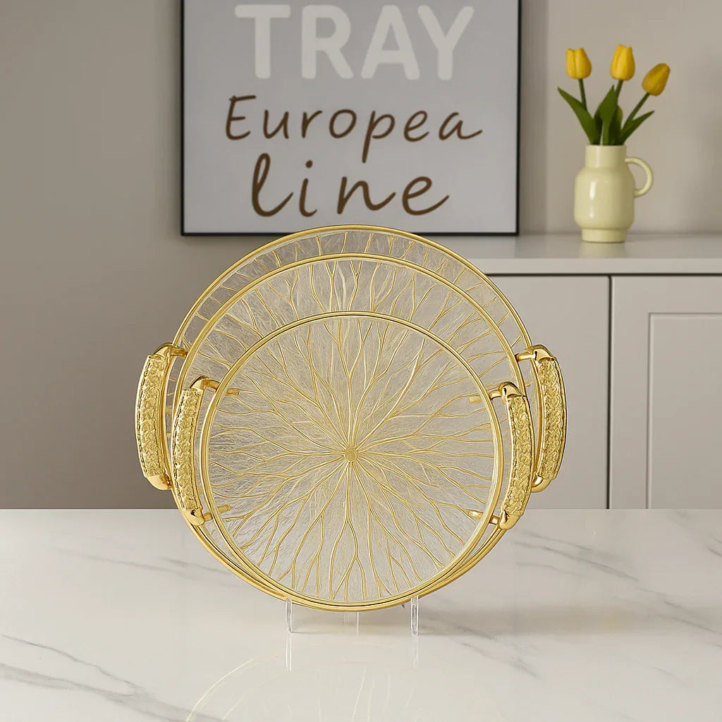 Luxury Circular Tray Set – 3 Pcs Gift Box Collection