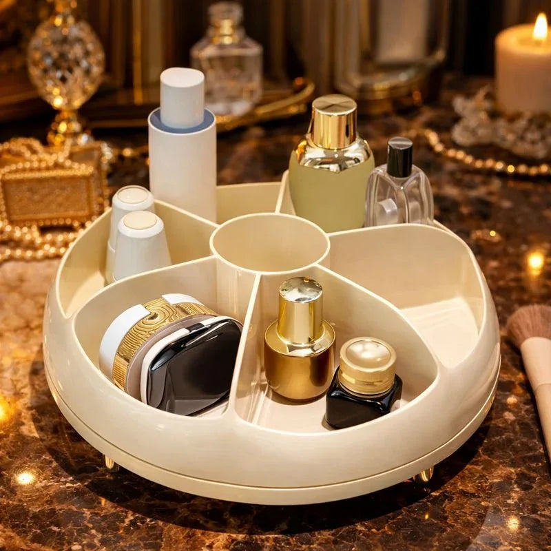 Rotating Cosmetic Storage Organizer – Large Capacity Makeup Holder