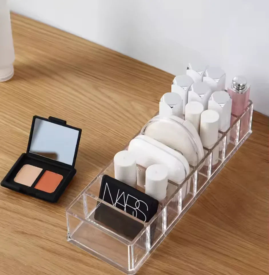 8 Compartment Organizer for Cosmetics & Accessories