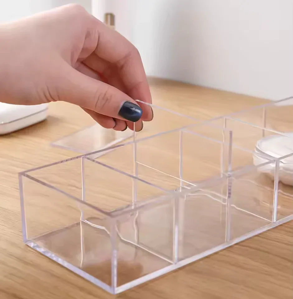 8 Compartment Organizer for Cosmetics & Accessories