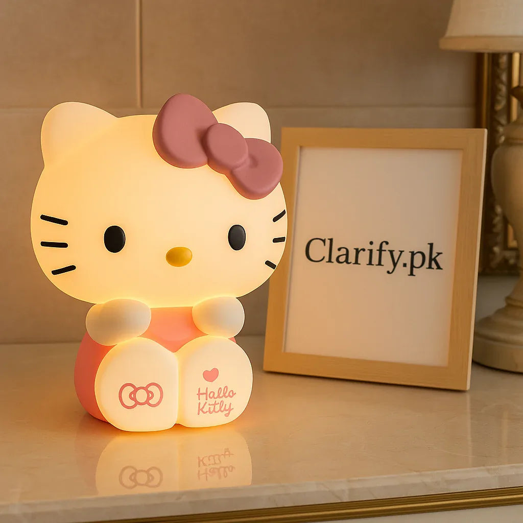Hello Kitty Cute Night Lamp – Soft Ambient Light (small)
