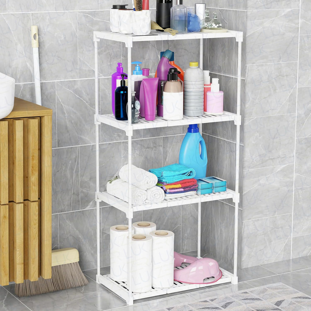 4-Tier Rolling Kitchen Storage Rack – Vertical Space Saver