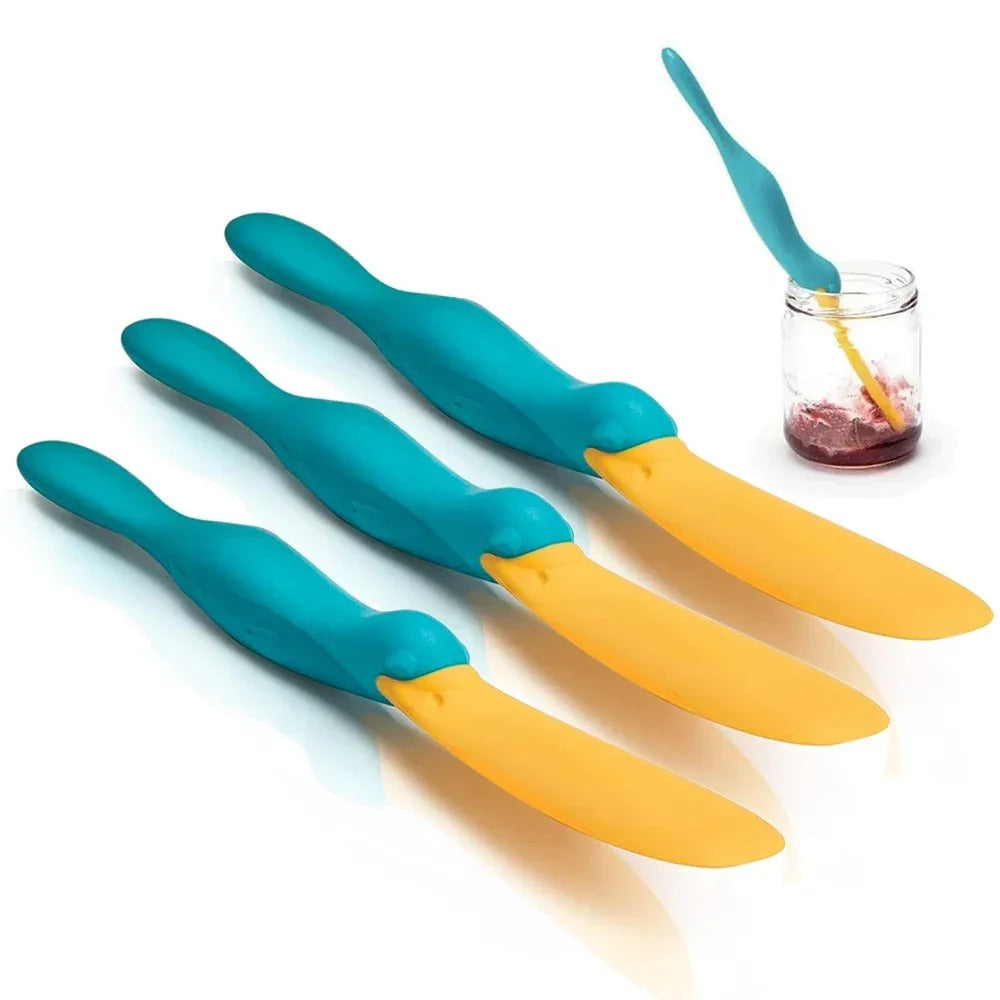 Jar Spatula Scraper Tool - Long Handle Design