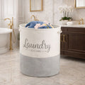 Thick Fabric Foldable Laundry Basket – Storage Solution