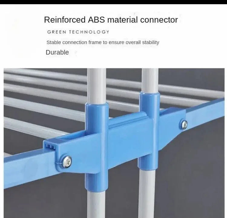 Portable Folding Drying Rack – Compact Clothes Hanger Stand