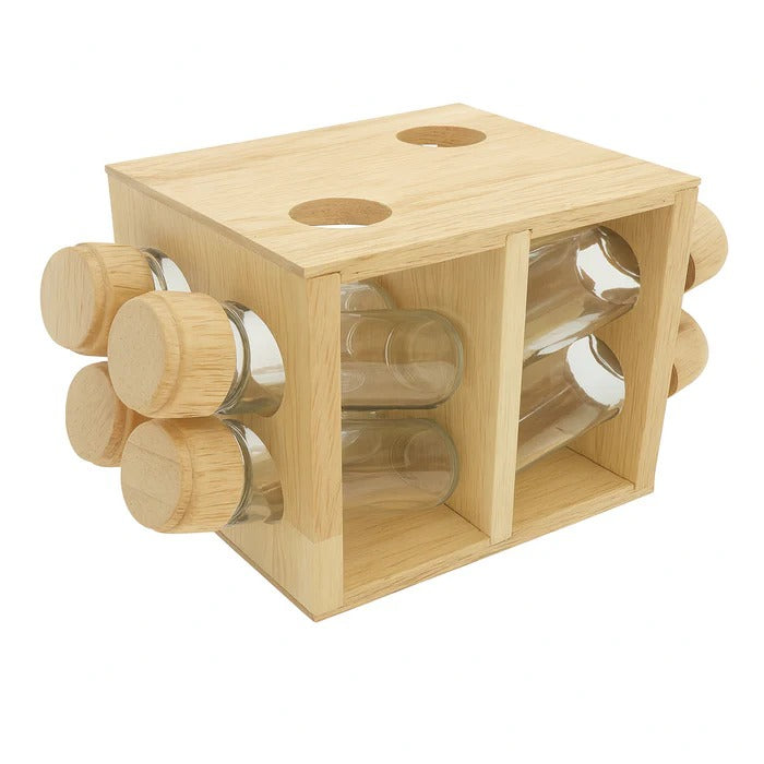 Shengya Wooden Rotating Spice Rack
