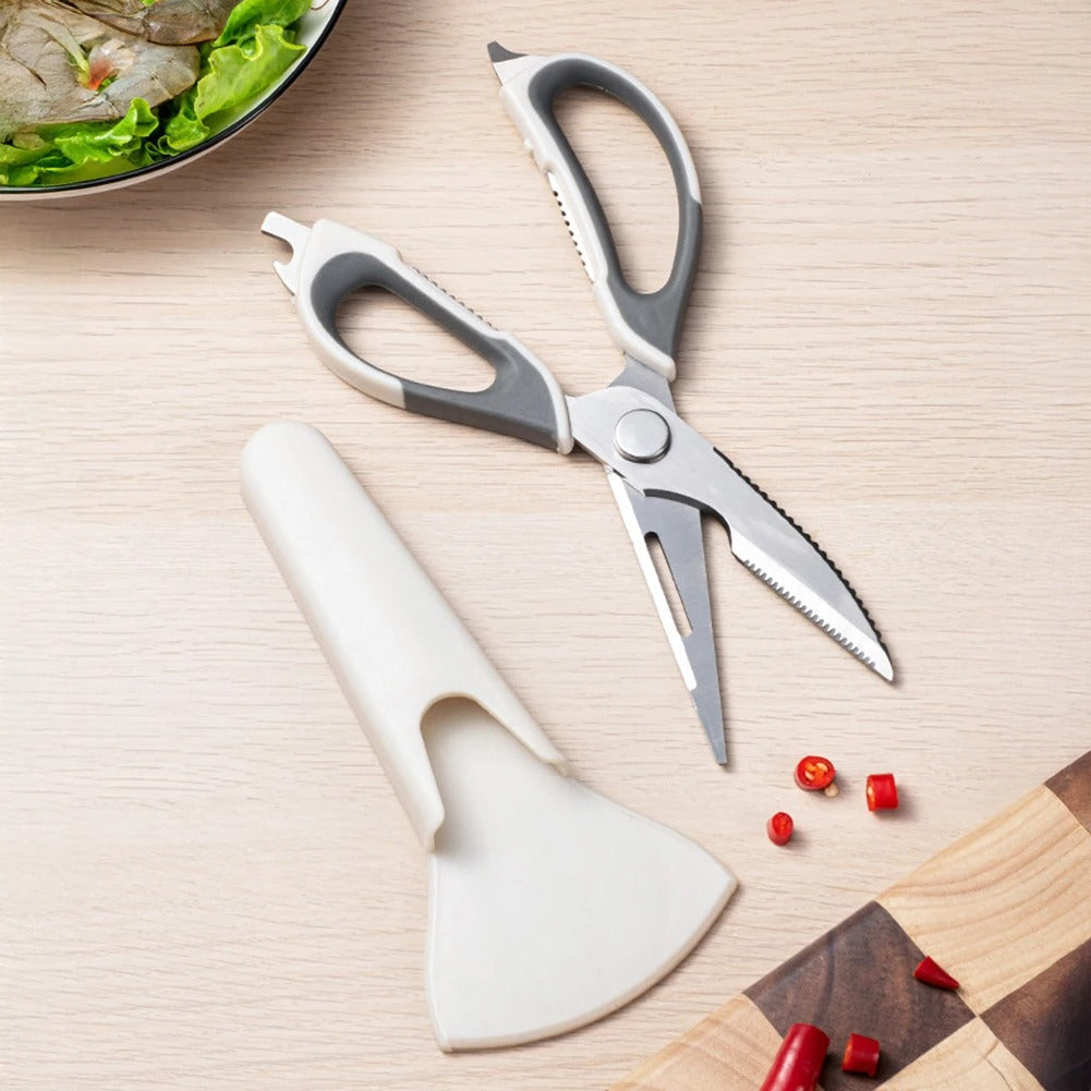 Multi-Purpose Kitchen Scissors – Heavy-Duty Performance with Magnetic Stand