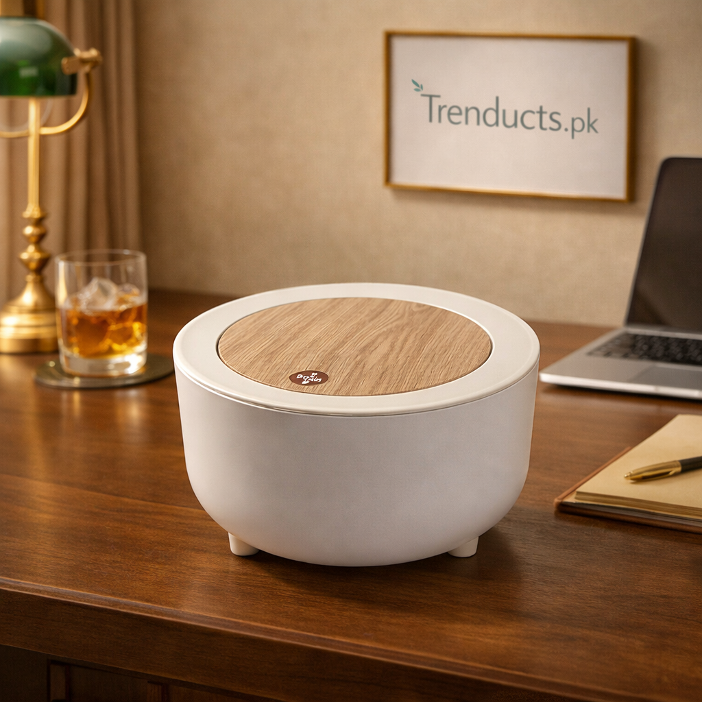 Luxury Tall Trash Can – High-Profile Waste Solution