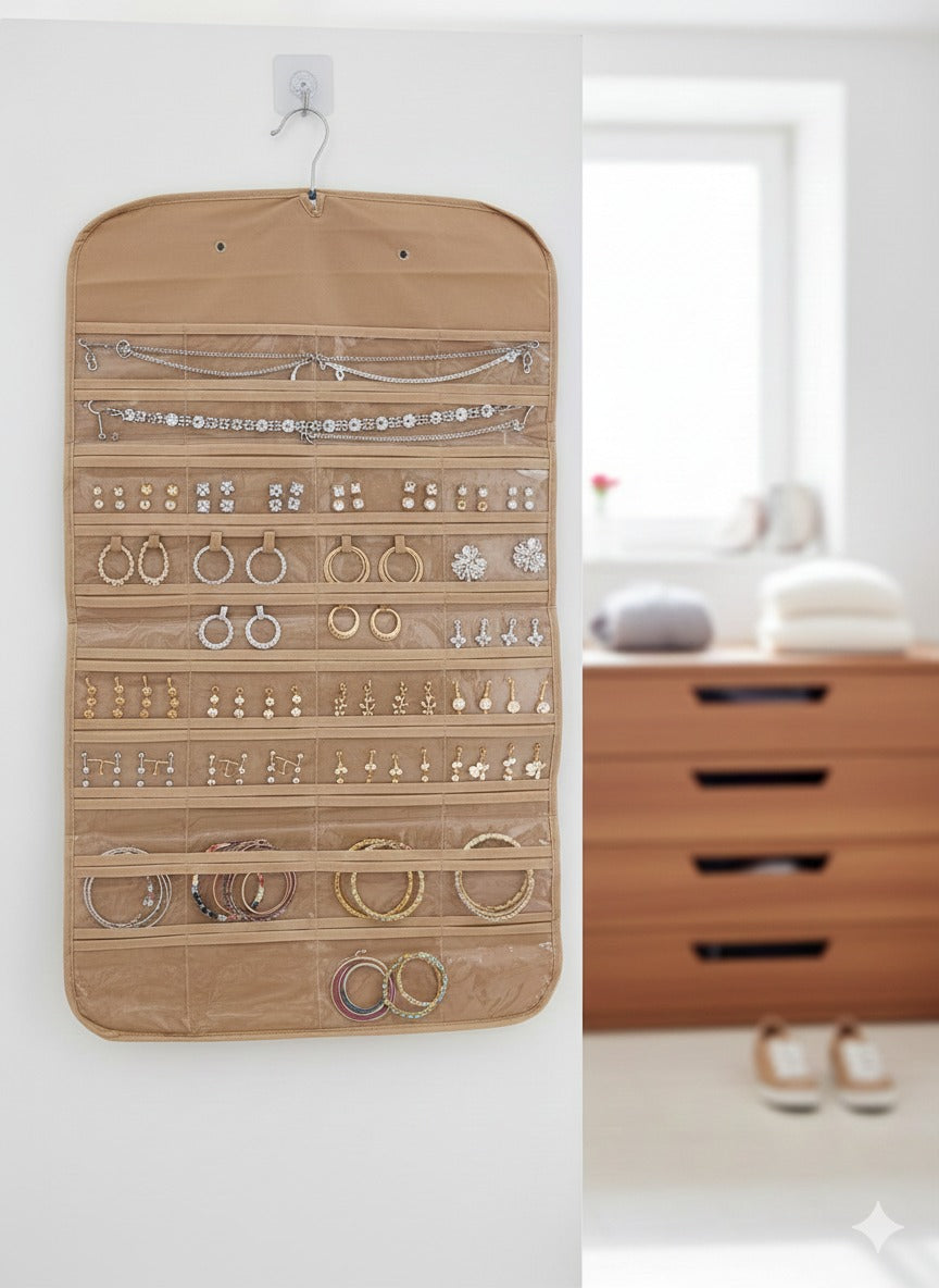 High-Visibility Hanging Jewelry & Accessory Organizer