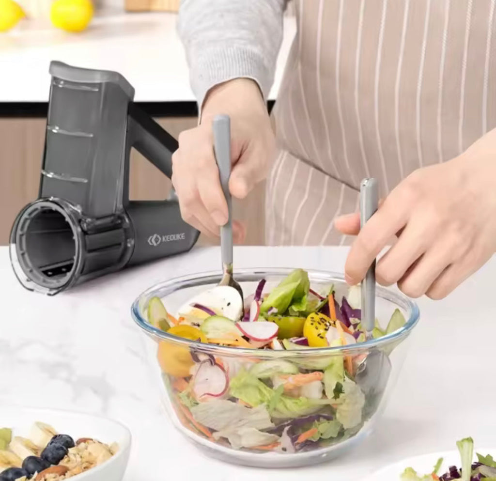 Electric Vegetable Slicer – 4-Blade Automated Prep Station