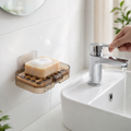 Premium Self-Draining Soap Tray – Modern Bathroom Soap Tray